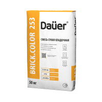 Кладочная смесь для рядового кирпича Dauer BRICK.COLOR 253 серая 50 кг
