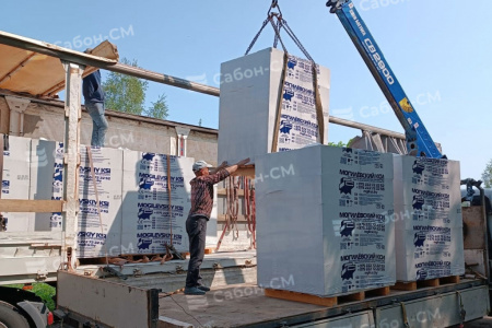 Газобетонные блоки Могилевский КСИ D400 600х125х250 перегородочные